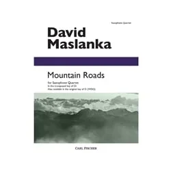 Mountain Roads (in transposed key of D-flat) – Sax Quartet SATB