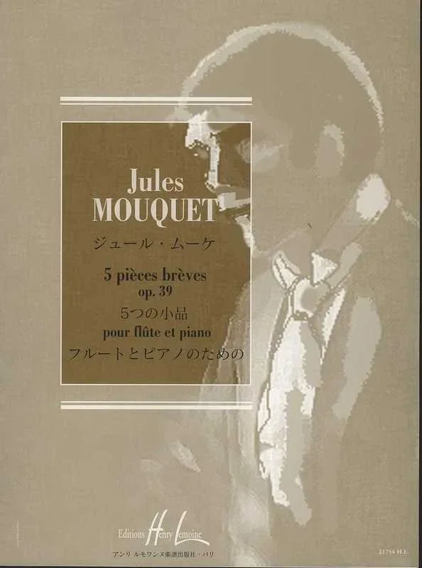Mouquet – Cinq Pieces Breves Op 39 Flute/Piano (Softcover Book)