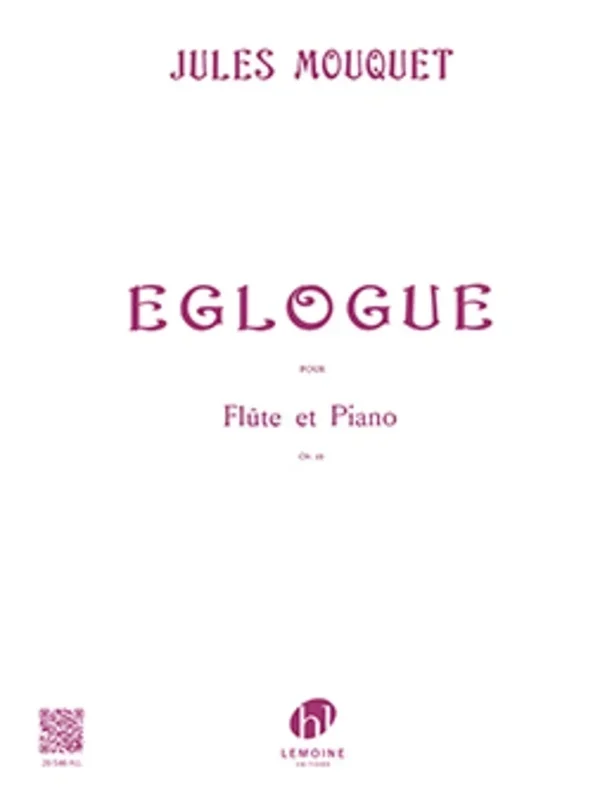 Mouquet – Eglogue Op 29 For Flute/Piano Softcover Book (Flute)