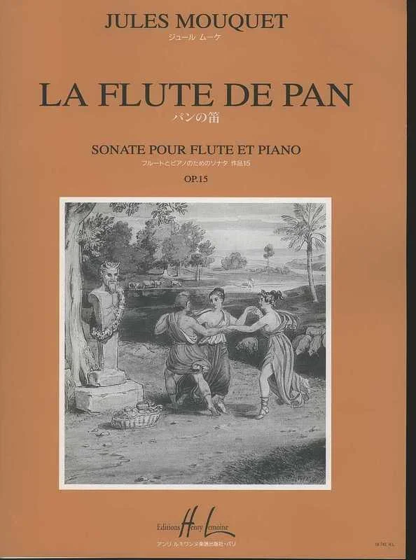 Mouquet – Sonata Op 15 La Flute De Pan Flute/Pinno (Softcover Book)