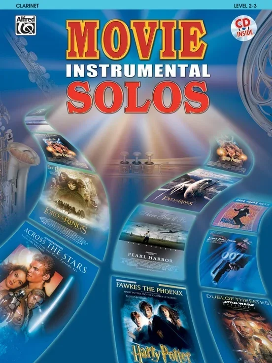 Movie Inst Solos Clarinet Book/CD