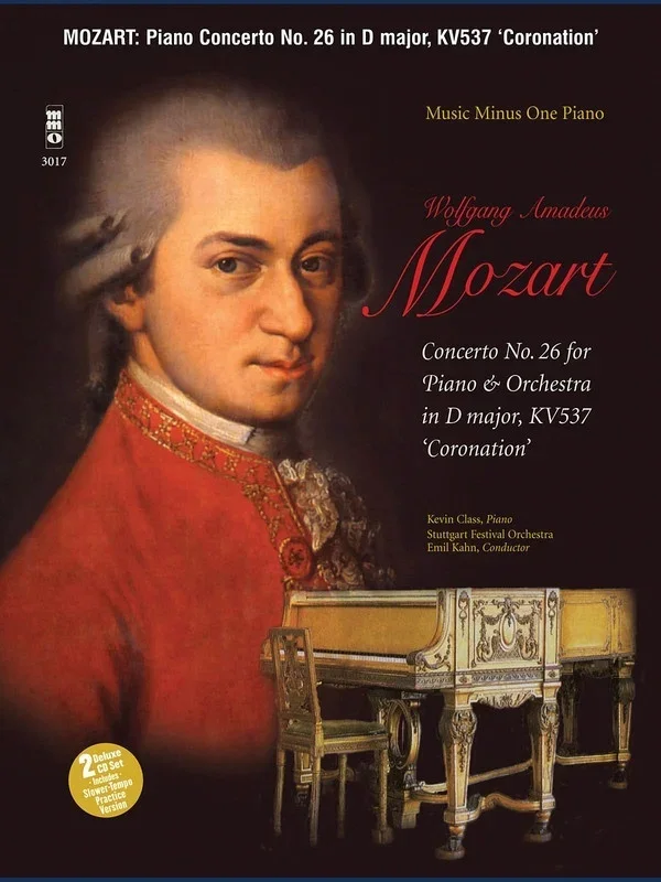 Mozart – Piano Concerto No 26 K 537 Book/2CD (Softcover Book/CD)