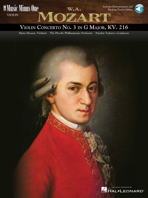 Mozart – Violin Concerto No 3 K 216 Book/CD (Softcover Book/CD)