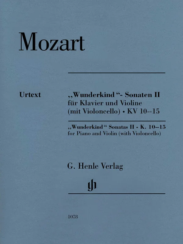 Mozart: “Wunderkind ” Sonatas – Volume 2, K. 10-15