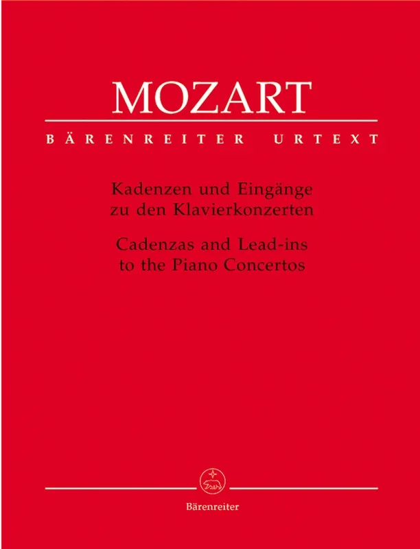 Mozart: Cadenzas and Lead-ins to the Piano Concertos