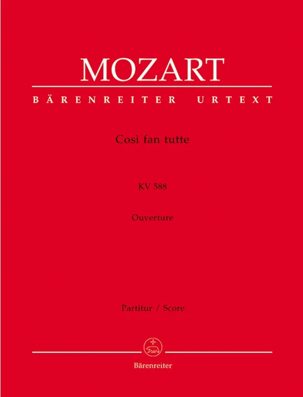 Mozart: Cosi Fan Tutte Overture – Full Score