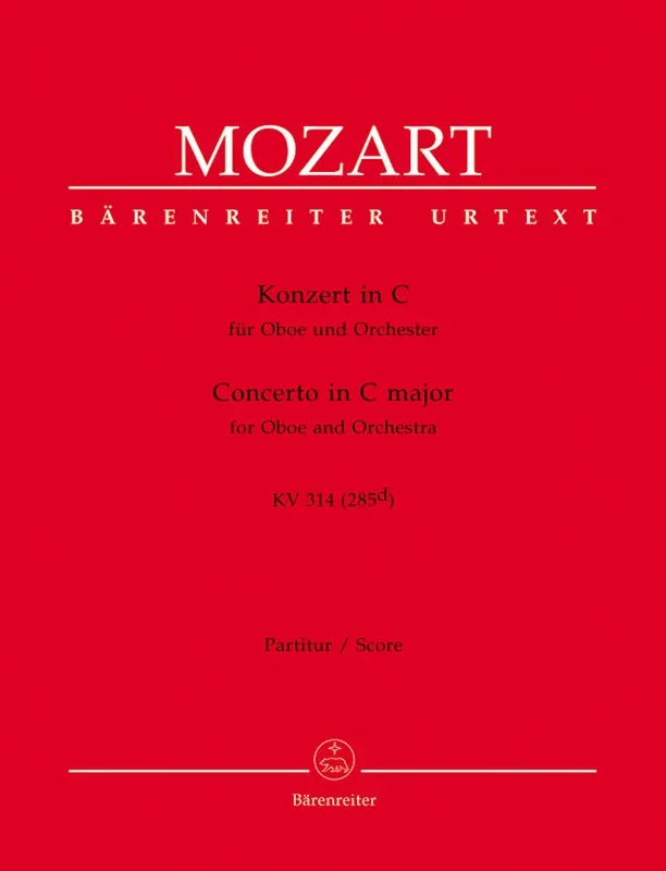 Mozart: Oboe Concerto in C K314 Full Score