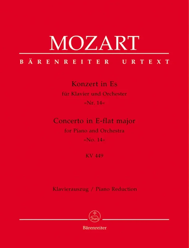 Mozart: Piano Concerto No 14 in E Flat K449