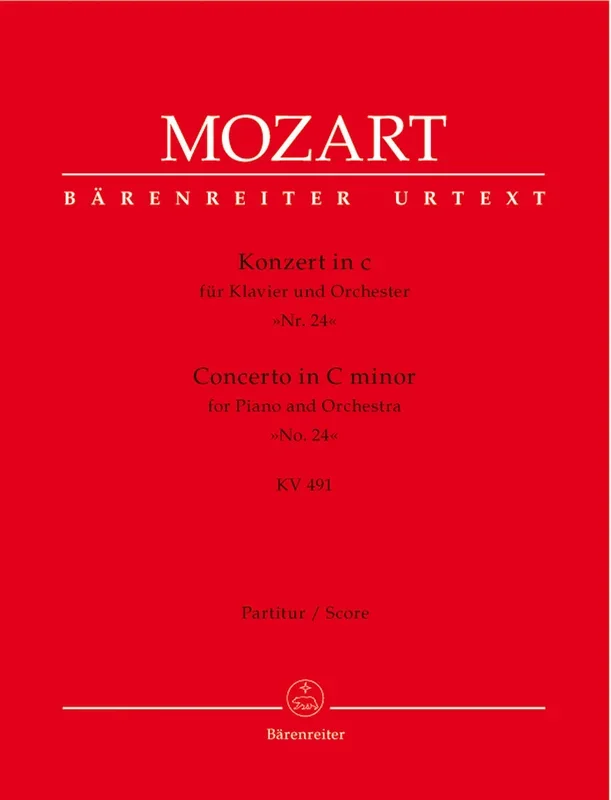 Mozart: Piano Concerto No 24 in C K491 Full Score