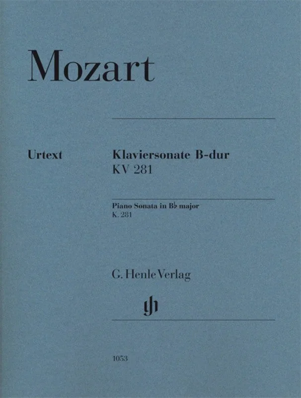 Mozart: Piano Sonata in B-flat Major K 281