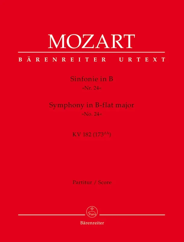 Mozart: Symphony No 24 in B Flat K182 – Full Score