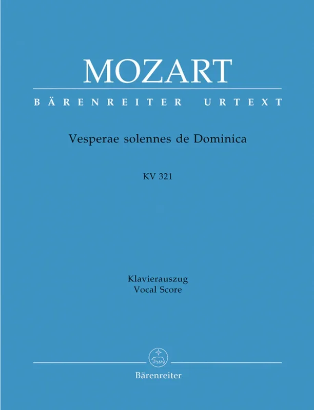 Mozart: Vesperae solennes de Dominica, K. 321