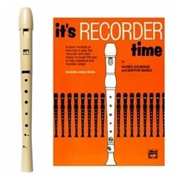 MPI Antiqua 2-pc Recorder & It’s Recorder Time Book
