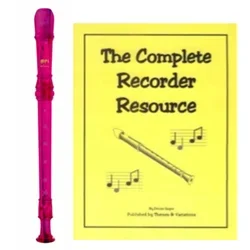 MPI Prism 2-pc Purple Recorder & Recorder Resource Kit Book
