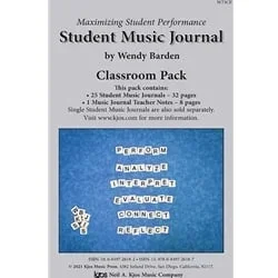 MSP Student Music Journal – Classroom Pack