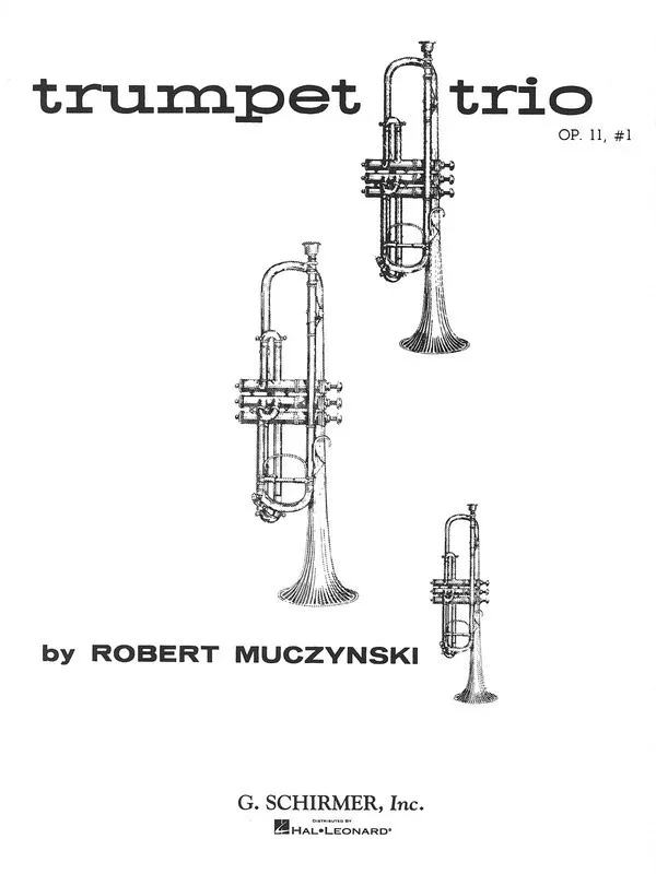 Muczynski Trumpet Trio Op 11 Book