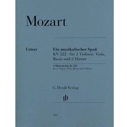 Musical Joke, K. 522 – 2 Violins, Viola, Basso and 2 Horns in F