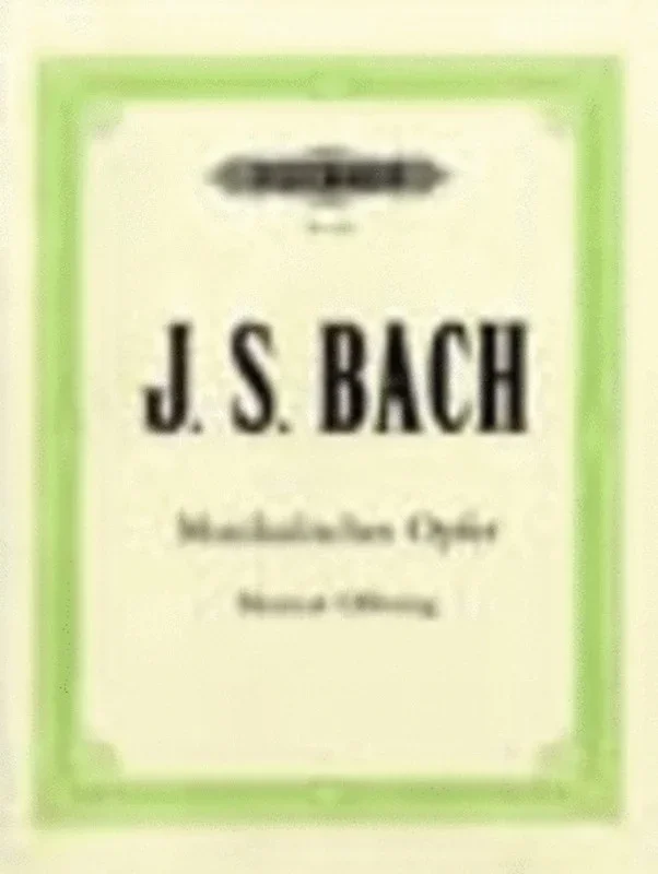 Musical Offering Bwv 1079 Ed Czerny (Softcover Book)