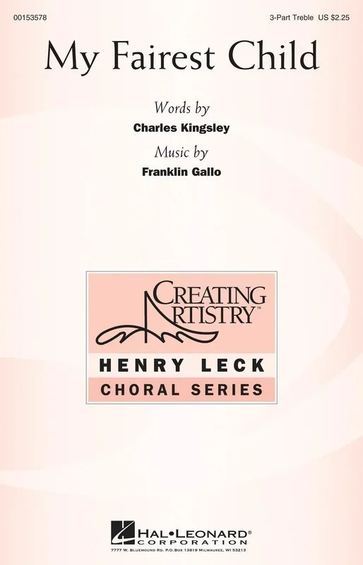 My Fairest Child 3 Part Treble (Octavo)