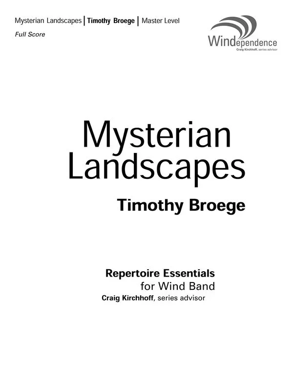 Mysterian Land Score Book