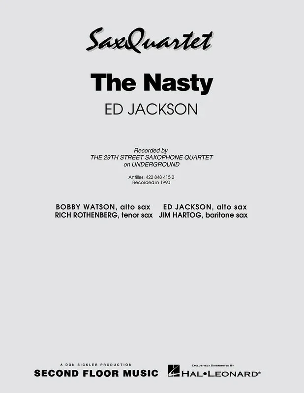 Nasty Jazz Combo Jazz Combo Sfmjc (Music Score/Parts)