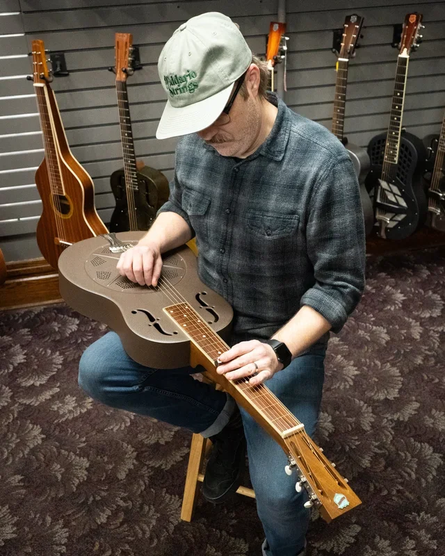 National Delphi Hawaiian Squareneck Resonator Guitar (1998)