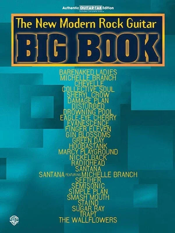 New Modern Rock Guitar Big Book Guitar TAB (Softcover Book)