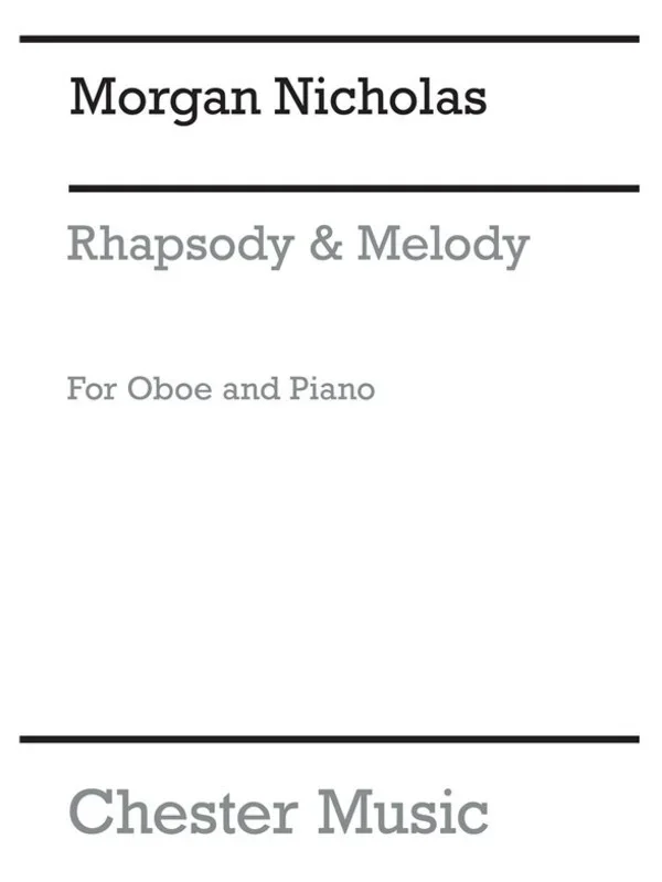 Nichonline Audios – Rhapsody And Melody For Oboe/Piano (Softcover Book)