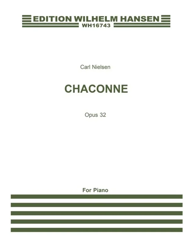 Nielsen – Chaconne Op 32 For Piano (Softcover Book)