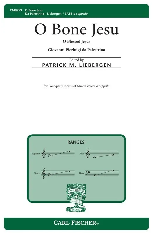 O Bone Jesu SATB A Cappella (Octavo) Book
