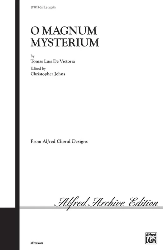 O Magnum Mysterium SATB