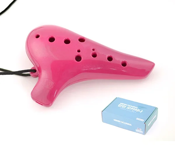 Ocarina-Minin C w/Pouch ABS-Pink