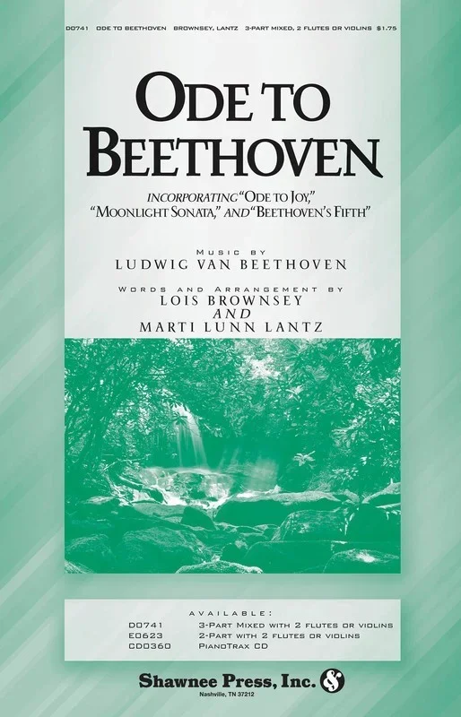 Ode To Beethoven 3-Part Mixed Book