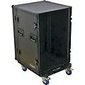 Odyssey Black Label 16-Space Amp Rack with Wheels Standard