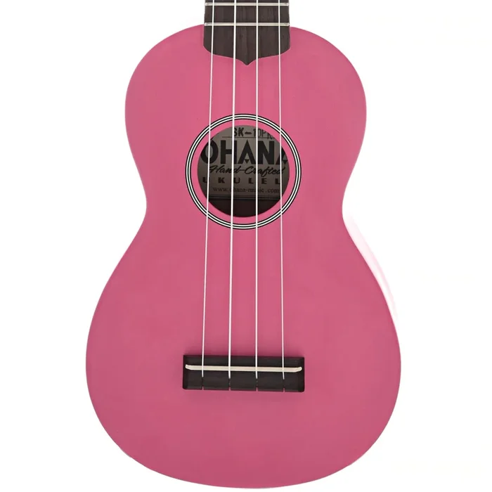 Ohana SK-10 Soprano Ukulele, Pink