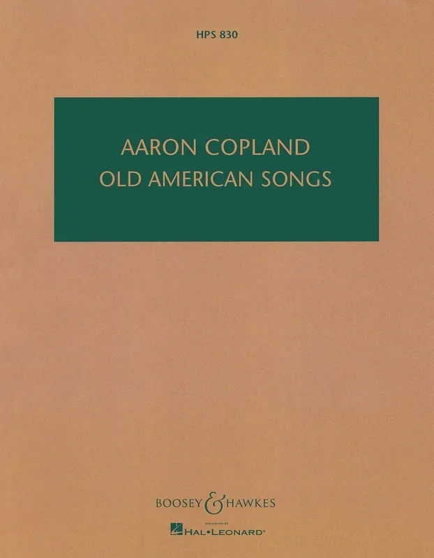 Old Amercn Songs Study Score Book