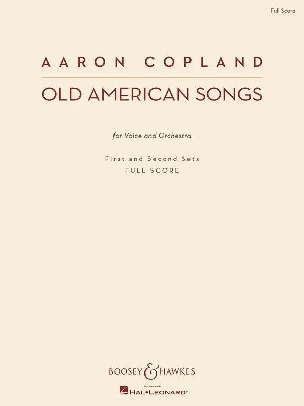 Old American Songs 1st And 2nd Sets Score