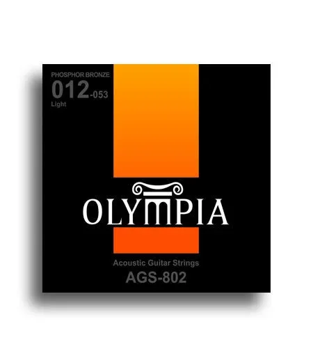 Olympia SQ Series Phosphor Bronze Light Guitar String Set (12-53)