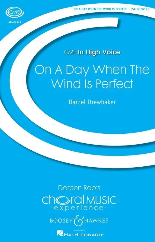 On A Day When The Wind Is Perfect SSA Book