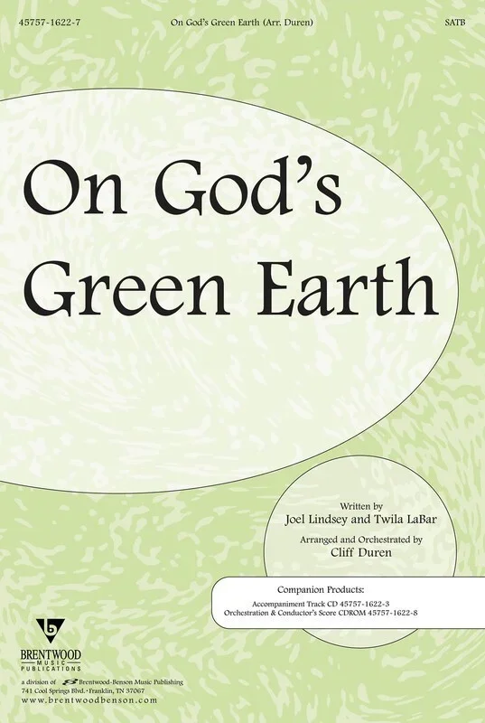 On Gods Green Earth SATB