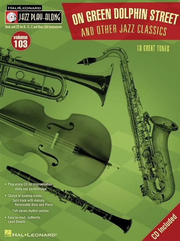 On Green Dolphin Street Jazz Play Along V103 Book/ (Softcover Book/CD)