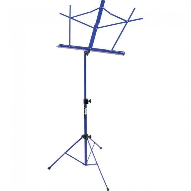 On Stage SM7122DBB Dark Blue Music Stand with Bag