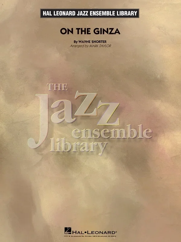 On The Ginza Je4 Score/Parts