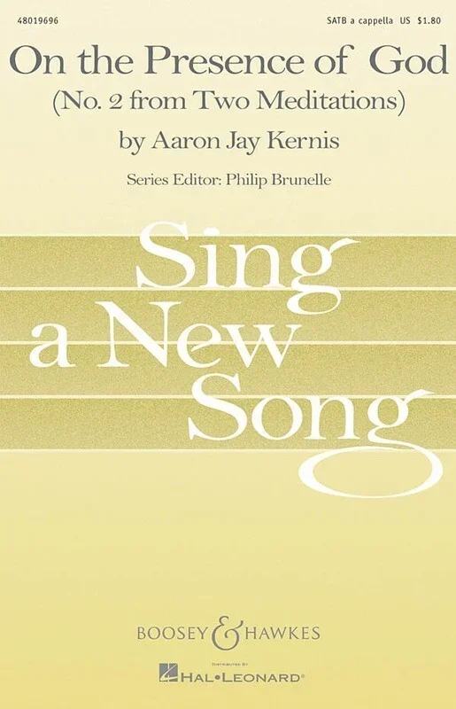 On The Presence Of God SATB A Cappella