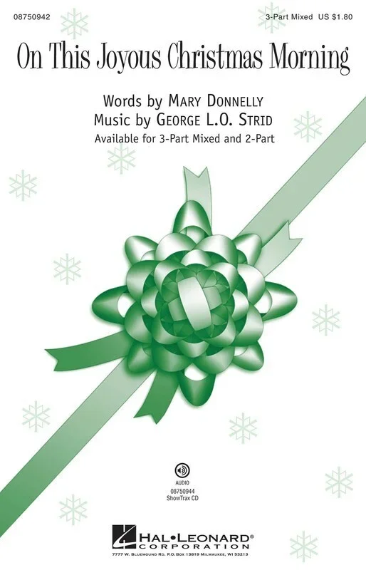 On This Joyous Christmas Morning 3Pt (Octavo)