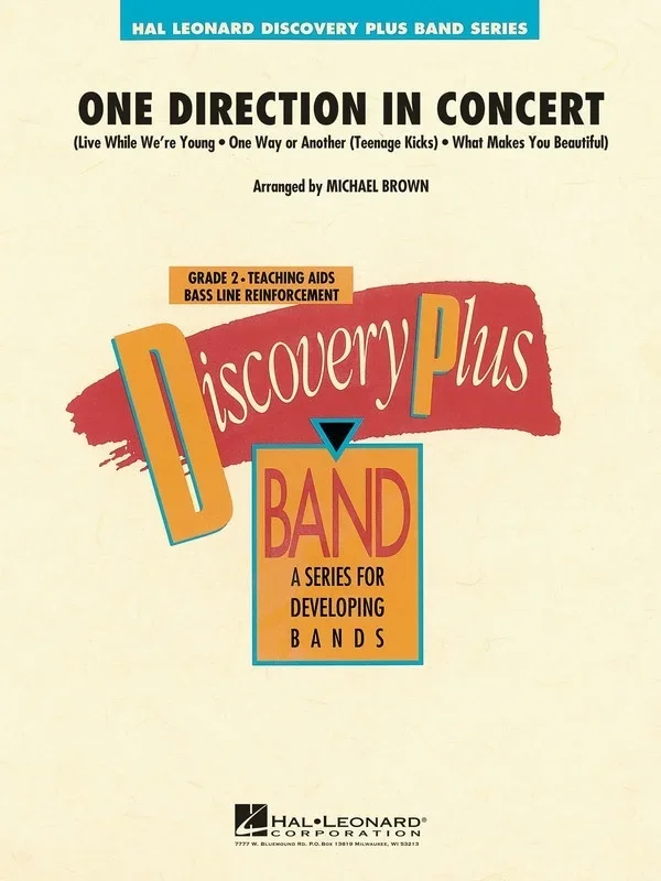 One Direction In Concert Discovery Plus Concert Band 2 (Music Score/Parts)