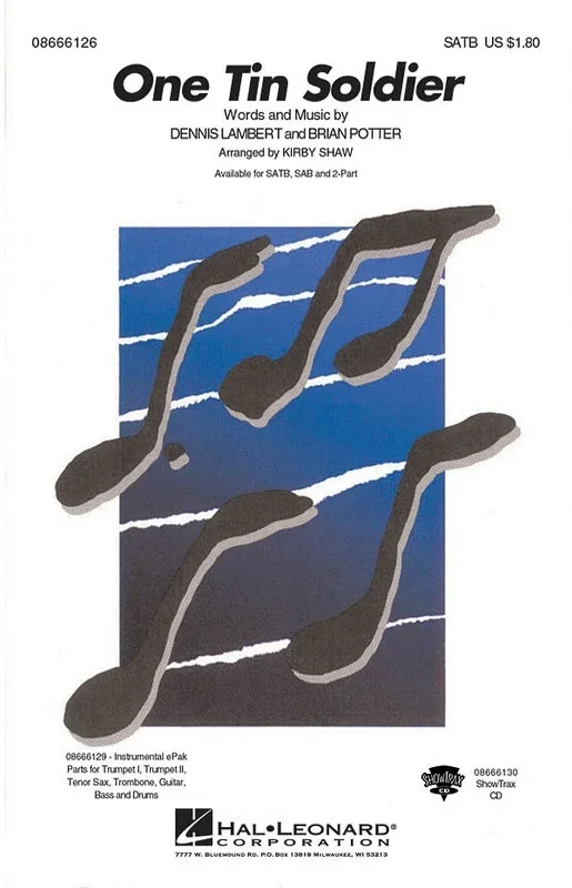One Tin Soldier SATB (Octavo)
