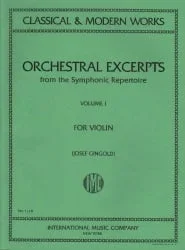 Orchestral Excerpts, Volume 1 – Violin