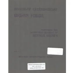 Organ Fugue – Saxophone Quartet (SATB)