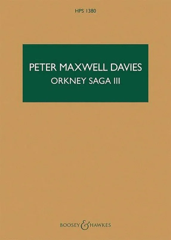 Orkney Saga Iii Study Score
